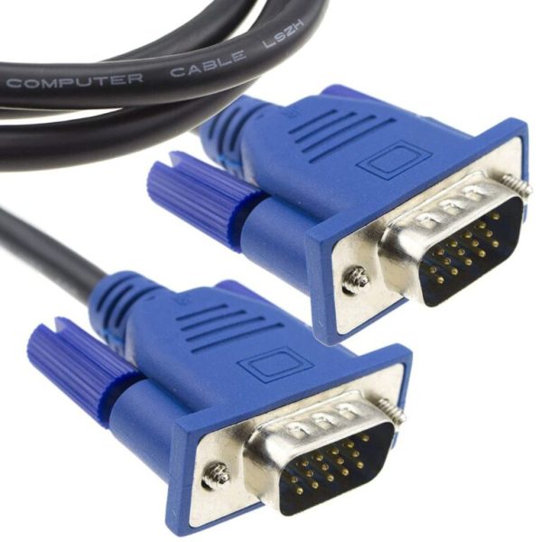 VGA Lead for Monitor/PC/Laptop/TV Cable 3 Meters