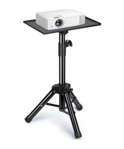 Projector Stand Tripod, Laptop Tripod Stand with Adjustable Height Perfect for Outdoor Movies