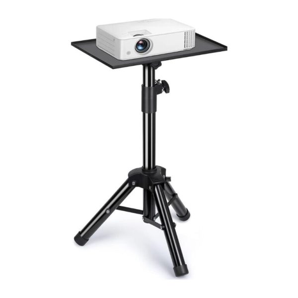 Projector Stand Tripod, Laptop Tripod Stand with Adjustable Height Perfect for Outdoor Movies