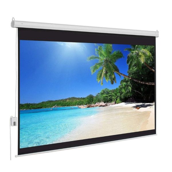 Electric Projector Screen 180 X 180 cm with remote