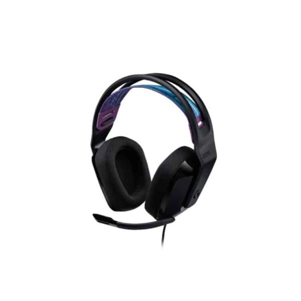 Logitech G335 Wired Gaming Headset with Flip to Mute Microphone.