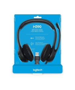 Logitech H390 Wired Headset with Noise Cancelling Microphone