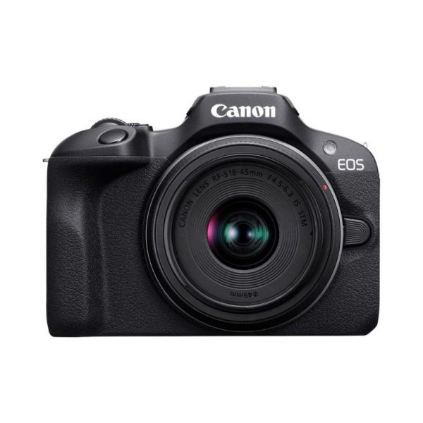 Canon EOS R100 RF-S18-45mm F4.5-6.3 is STM Lens Kit, Mirrorless Camera.