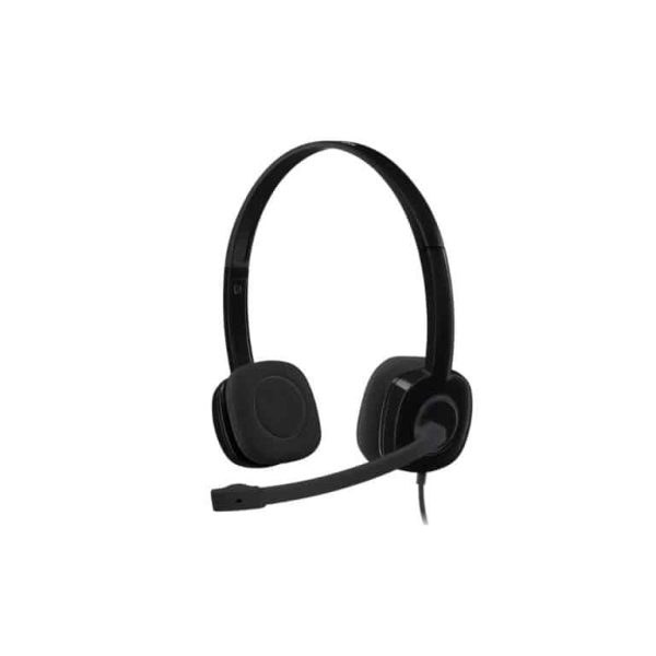 Logitech H151 Wired On Ear Headphones With Mic