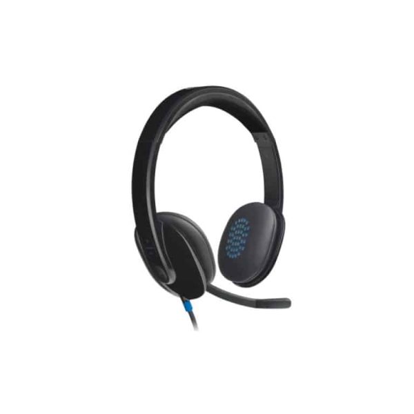 Logitech H540 USB Computer Headset with Noise-Canceling Mic