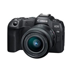 Canon EOS R8 Full-Frame Mirrorless Camera w/RF24-50mm F4.5-6.3 IS STM Lens.