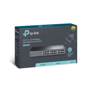 TP-Link desktop rack mount switch 24 port 10/100 mbps.