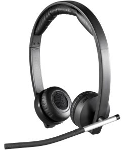 Logitech H820e Wireless Dual, Stereo Headphones with Noise-Cancelling Microphone
