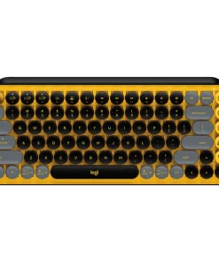 Logitech POP Keys Yellow Wireless Mechanical Emoji Keyboard