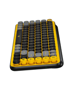 Logitech POP Keys Yellow Wireless Mechanical Emoji Keyboard