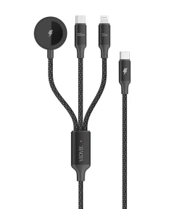 Vidvie CB4026 Multifunctional 3 in 1 Data Cable