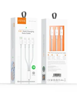 VIDVIE CB4023 3 In 1 Multi Charging Data Cable