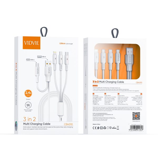 VIDVIE CB4010 Multi-Charging Cable