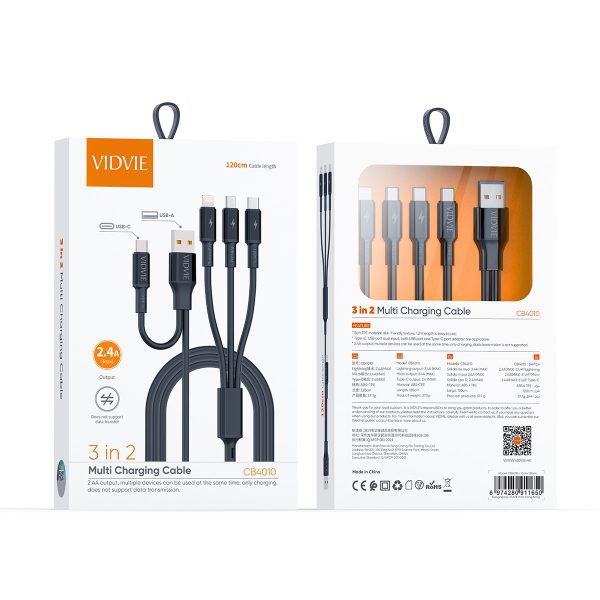 VIDVIE CB4010 Multi-Charging Cable