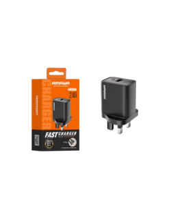 Amaya ACW-AU101-M29 British gauge Single U10W charger with Micro cable