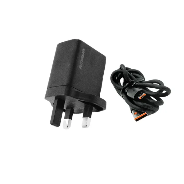 Amaya ACW-AU101-M29 British gauge Single U10W charger with Micro cable