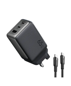 oraimo HyperGaN 65W GaN Wall Charger Kit with 100W CC Cable