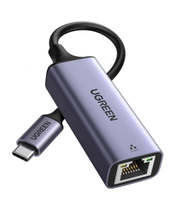 UGREEN USB Type C to 10/100/1000M Ethernet Adapter (Space Gray)
